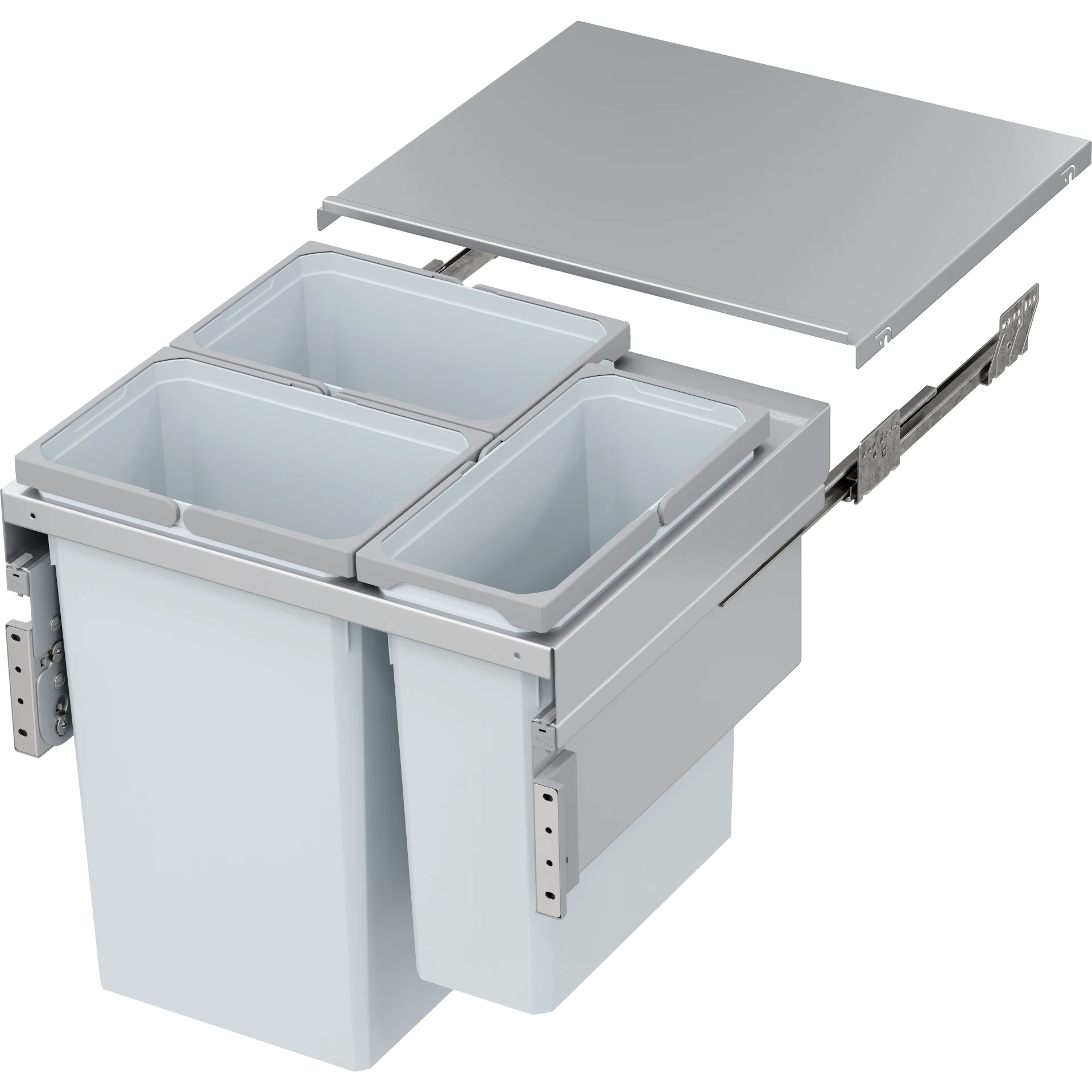 Envi space xx pro, jätejärjestelmä, jätevaunu, jäteastia