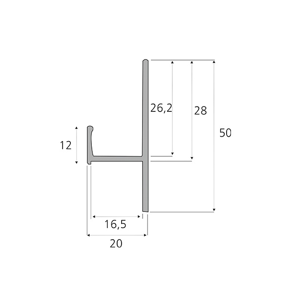 Norma 16 895,5 mm valkoinen - Image 4