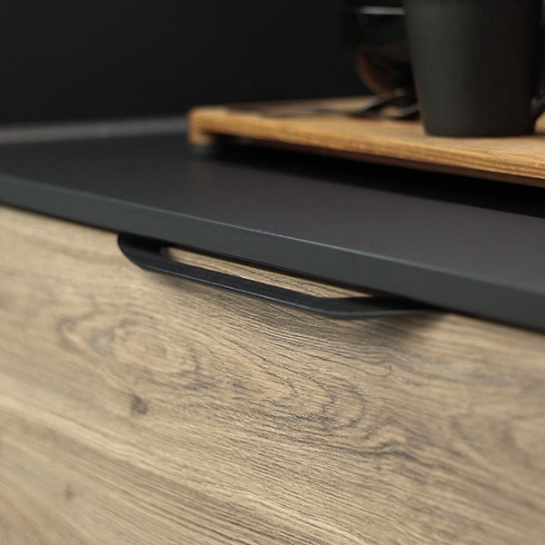 Falcon profiilivedin 350 mm musta harjattu - Image 4