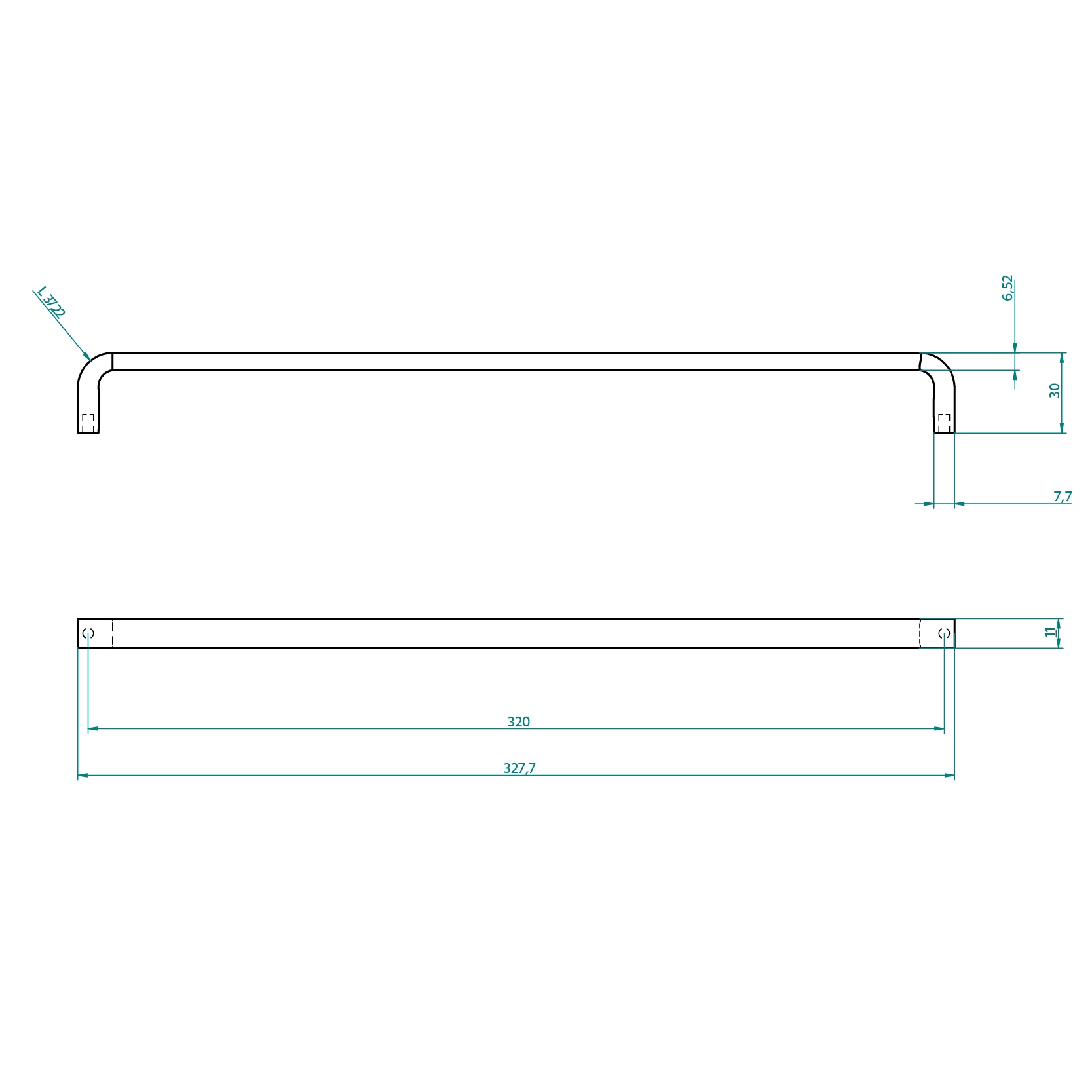 Beta mini 320 mm valkoinen - Image 3