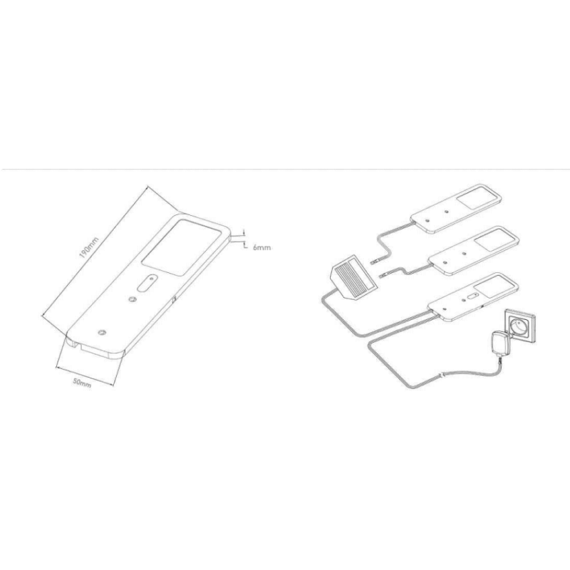 Lätkä LED Valaisin, tasovalo, työvalo