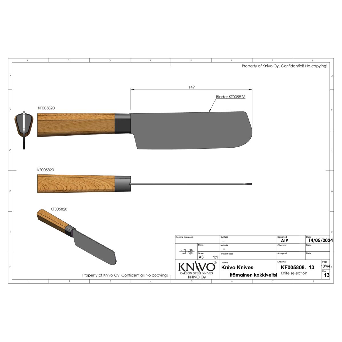 Itämainen kokkiveitsi - Image 4