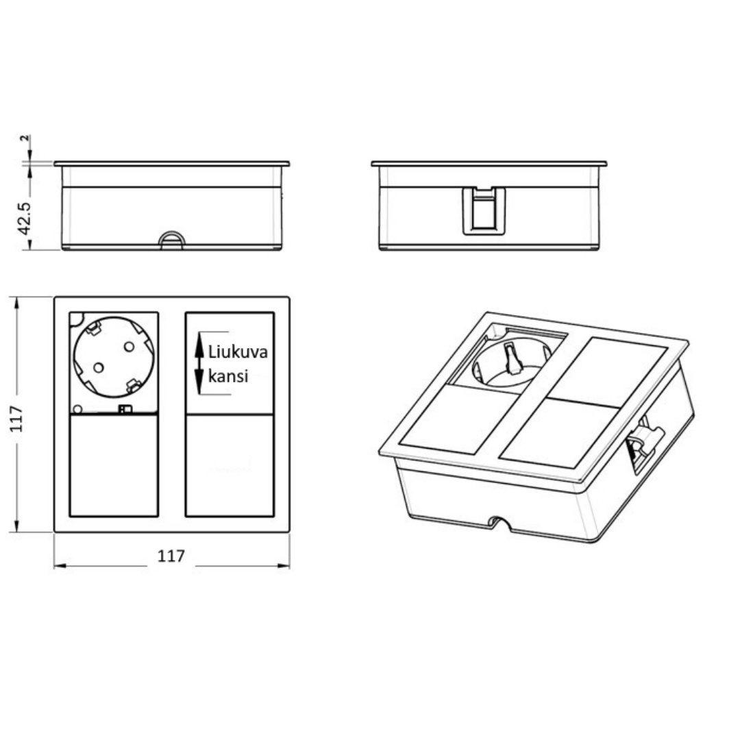 ruutu tasopistorasoa