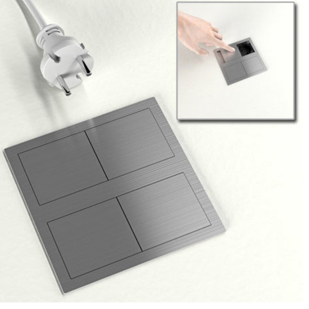 ruutu tasopistorasoa harjattu teräs