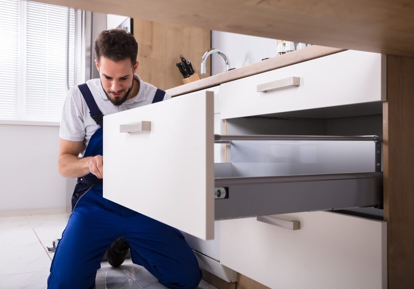 Ammattitaitoinen keittiön asennus